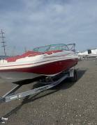 VERY NICE DECK BOAT WITH BIMINI TOP! BOW SNAP DOWN, $ 16,500