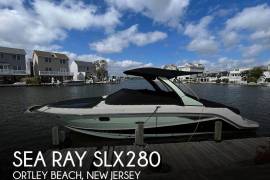 Clean and low-hour 2022 Sea Ray SLX280 with Mercru, $ 199,999