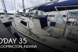 35' racer/cruiser, powered by a 21 HP universal di, $ 31,950